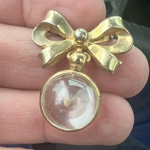 Vintage 1950’s signed Coro mustard seed brooch